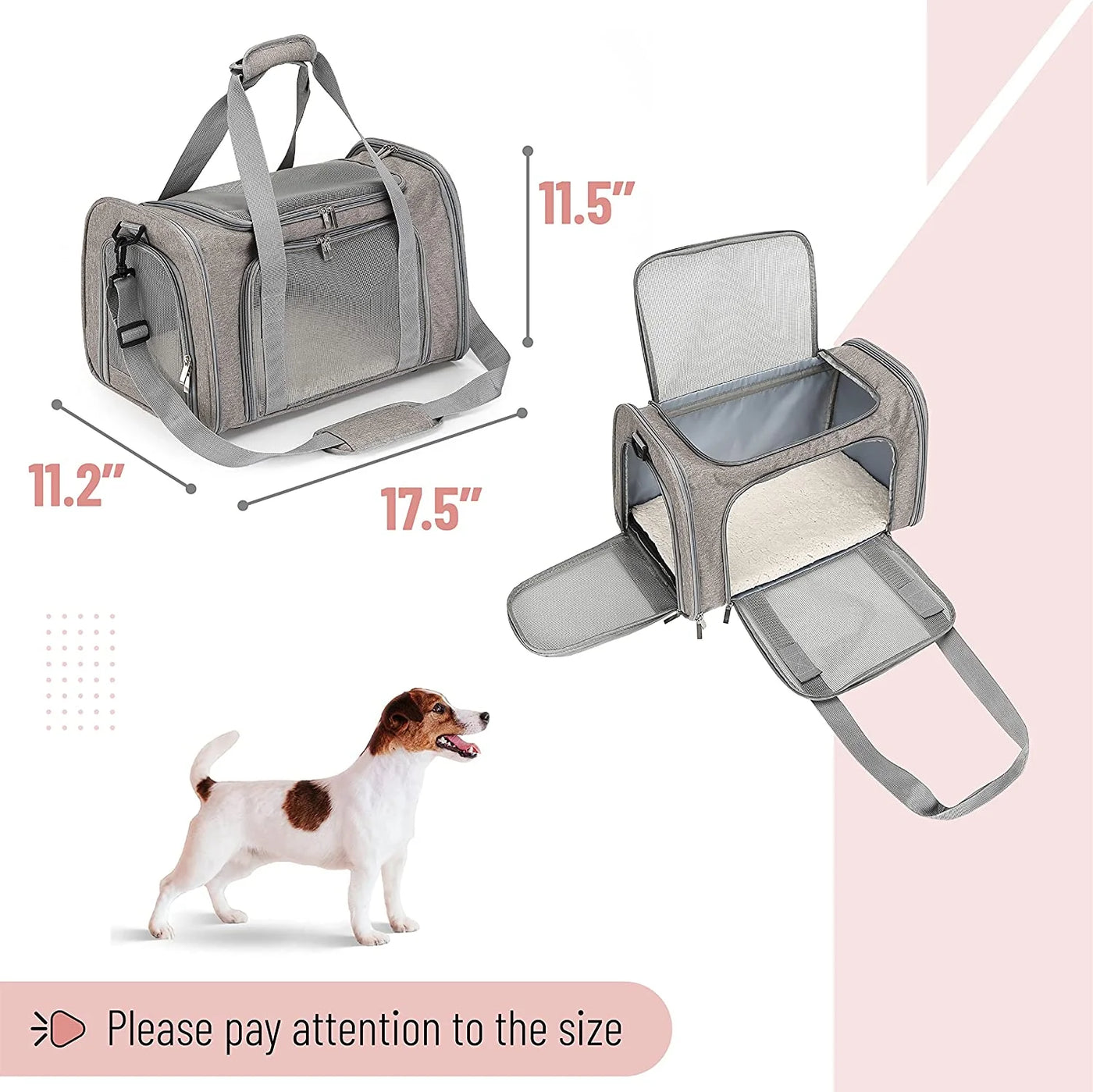 - Pet Carrier, Cat Carrier, Dog Carrier, Cat Bag Carrier, Cat Travel Carrier