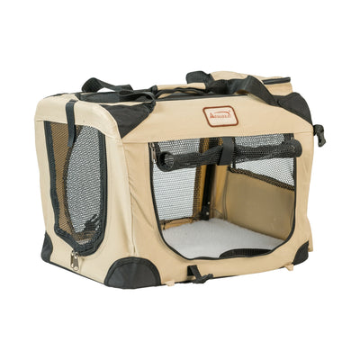 Pet Carrier Beige, PC201B, Multiple Pockets
