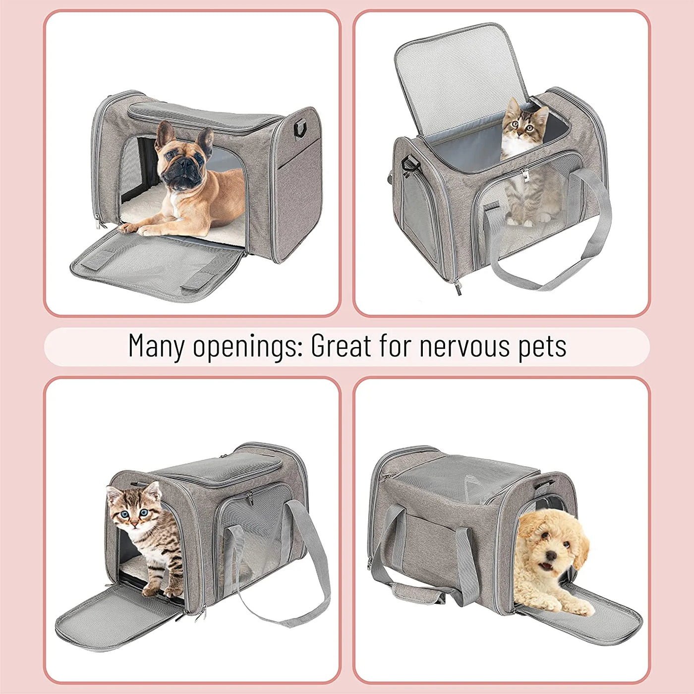 - Pet Carrier, Cat Carrier, Dog Carrier, Cat Bag Carrier, Cat Travel Carrier
