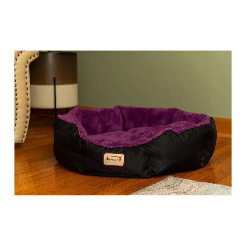 Canvas Bolster Pet Bed