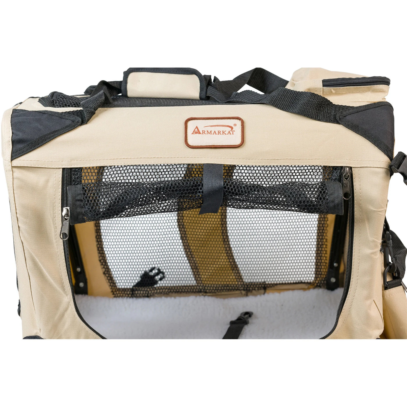 Pet Carrier Beige, PC201B, Multiple Pockets